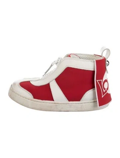 Pre-owned Christian Louboutin Babies' Kids Sneakers In Red