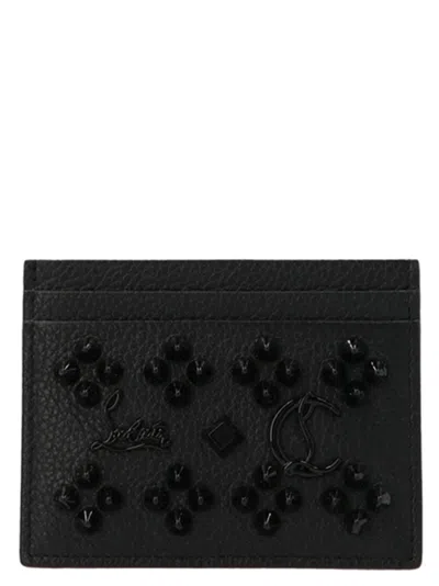 Christian Louboutin 'kios' Card Holder In Black
