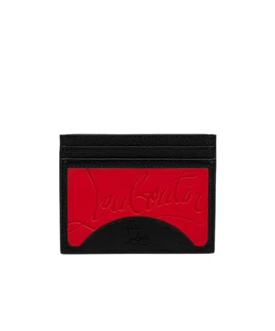 Christian Louboutin Kios Card Holder In Black