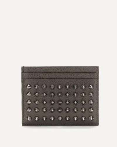 Christian Louboutin Kios Card Holder In Gray