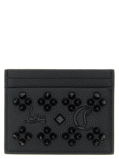 Christian Louboutin Kios Card Holder In Black