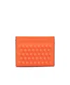 Christian Louboutin Kios Card Holder In Orange