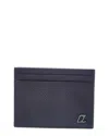 Christian Louboutin Kios Leather Card Holder In Black