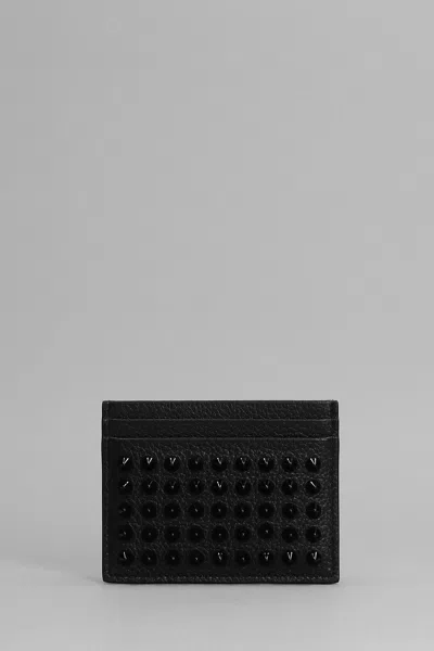 Christian Louboutin Kios Simple Card Holder In Black