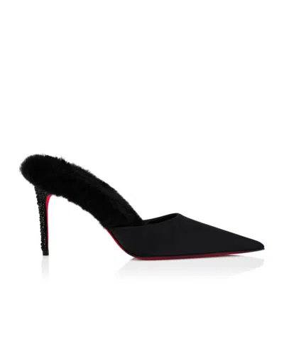 Christian Louboutin Km Fur In Black