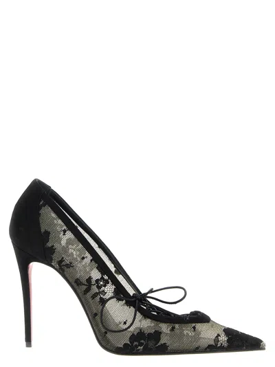 CHRISTIAN LOUBOUTIN KM LACE PUMPS