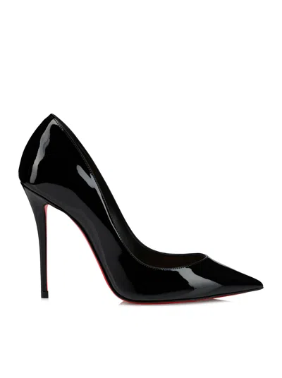 Christian Louboutin La Pigalle Patent Calfskin Pumps In Black