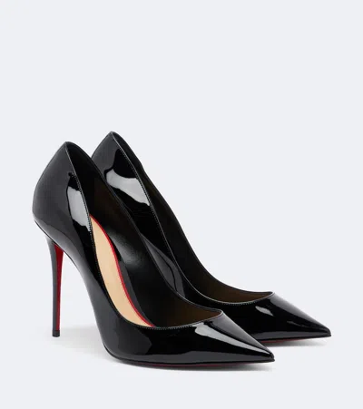Christian Louboutin La Pigalle Patent Leather Pumps In Black