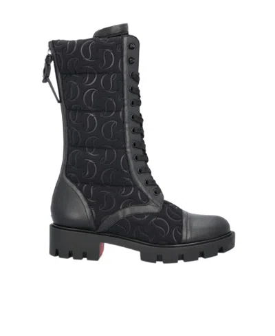 CHRISTIAN LOUBOUTIN LACED BOOTS
