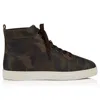 Christian Louboutin Louis Crosta Camouflage High Top Sneaker In Multi
