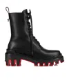 Christian Louboutin Lacing Short Boots In Black
