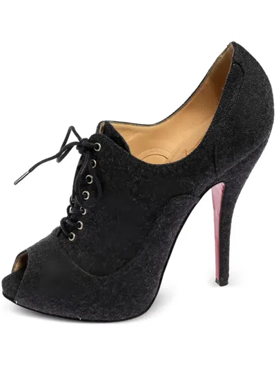 Pre-owned Christian Louboutin Lady Derby Boots