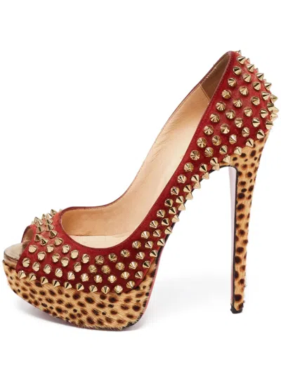 Pre-owned Christian Louboutin Lady Spikes Pumps