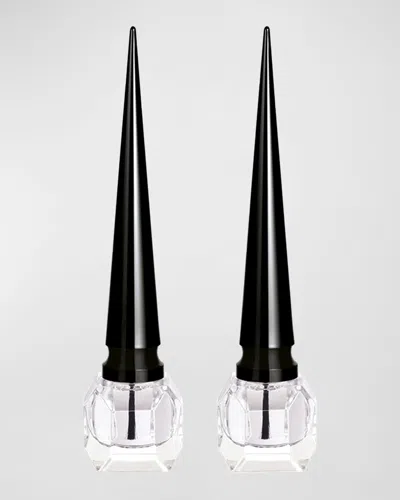 Christian Louboutin Lalaque La Manucure La Base & Le Top Coat, 2 X 0.2 Oz. In White