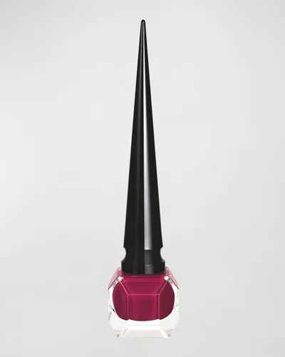 Christian Louboutin Lalaque Le Vernis Nail Color, 0.2 Oz. In Delicotte Prune 213