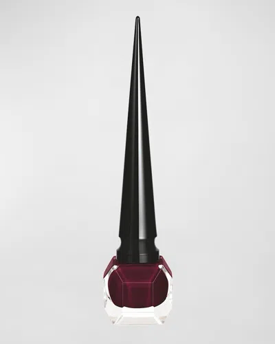 Christian Louboutin Lalaque Le Vernis Nail Color, 0.2 Oz. In Sevillana Wine 148