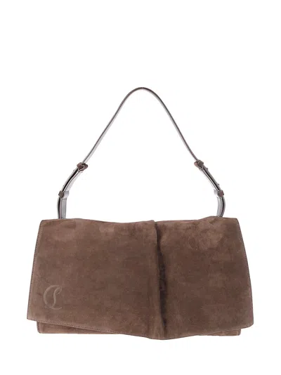 Christian Louboutin Large Baggy Shoulder Bag In Brown