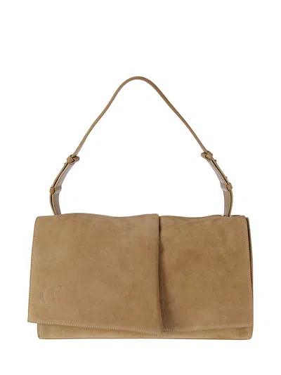 Christian Louboutin Large Baggy Shoulder Bag In Brown