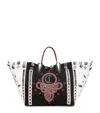 Christian Louboutin Breizcaba Large Tote In Canvas In Multi