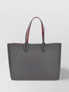 Christian Louboutin Large Studded Detailing Tote Bag In Gray