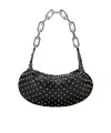 Christian Louboutin Le 54 Studded Leather Shoulder Bag In Black