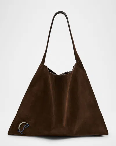 CHRISTIAN LOUBOUTIN LE 54 TOTE IN SUEDE