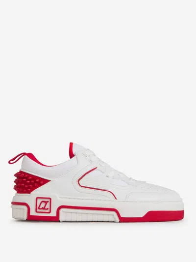 Christian Louboutin Leather Astroloubi Sneakers In White