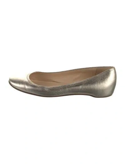 Pre-owned Christian Louboutin Leather Ballet Flats