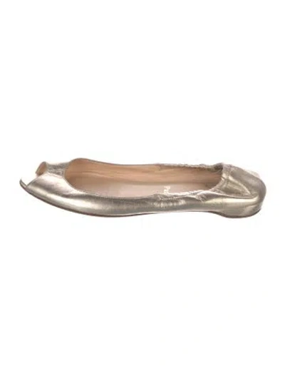 Pre-owned Christian Louboutin Leather Ballet Flats