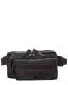 Christian Louboutin Leather Belt Bag In Black