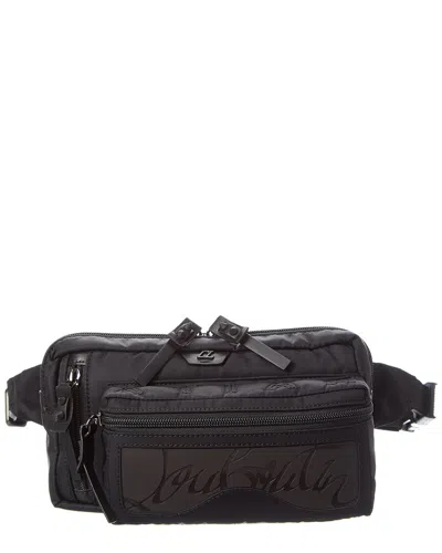 Christian Louboutin Leather Belt Bag In Black