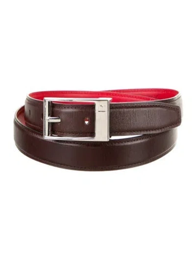 Pre-owned Christian Louboutin Leather Belt In Multi