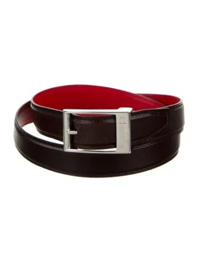 Pre-owned Christian Louboutin Leather Belt In Multi
