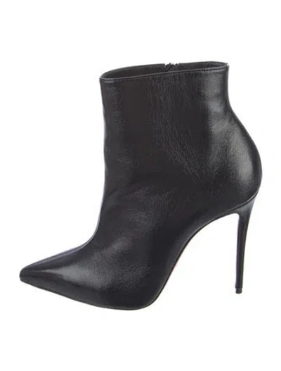 Pre-owned Christian Louboutin Leather Boots In Blue