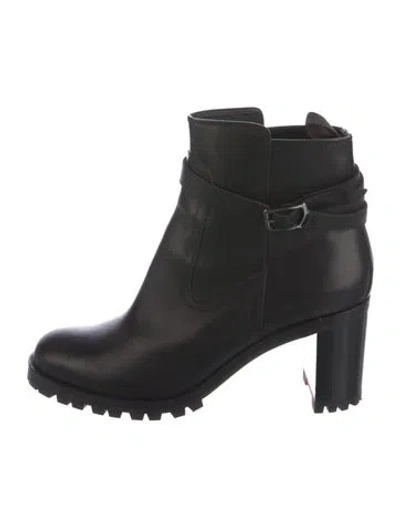 Pre-owned Christian Louboutin Leather Boots In Multi