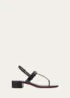 Christian Louboutin Mj Thong Sandal In Black