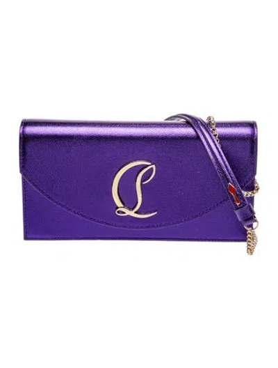 Pre-owned Christian Louboutin Leather Clutch