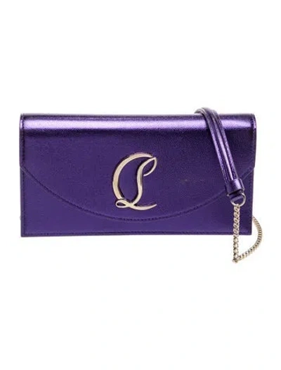 Pre-owned Christian Louboutin Leather Clutch