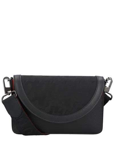 Christian Louboutin Leather Crossbody In Black