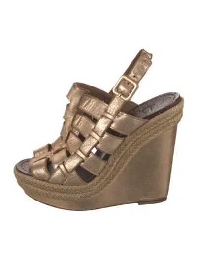 Pre-owned Christian Louboutin Leather Espadrilles