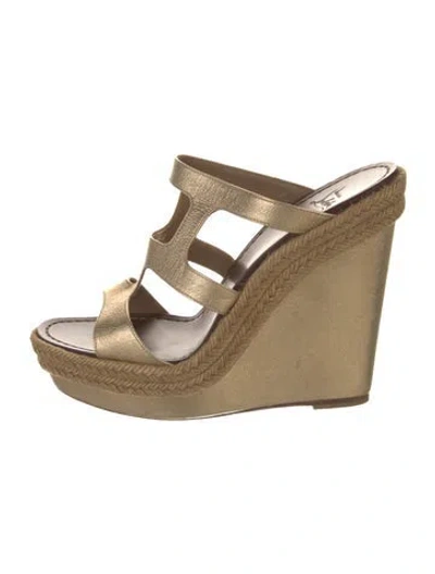 Pre-owned Christian Louboutin Leather Gladiator Sandals