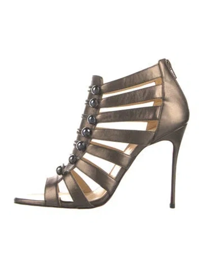 Pre-owned Christian Louboutin Leather Gladiator Sandals