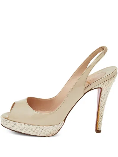 Pre-owned Christian Louboutin Leather Heeled Sandals