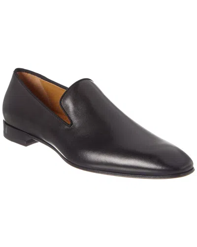 Christian Louboutin Dandelion Suede Loafers In Blue