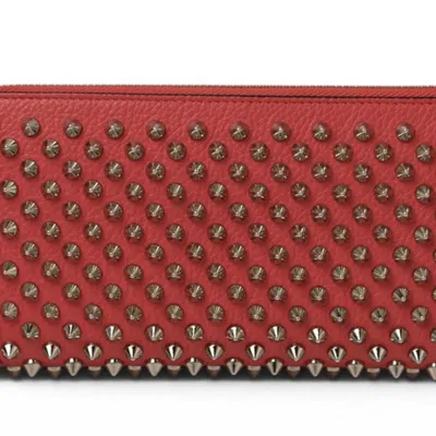 Pre-owned Christian Louboutin Leather Long Wallet (bi-fold) ()