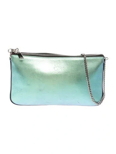 Pre-owned Christian Louboutin Leather Loubila Pouch