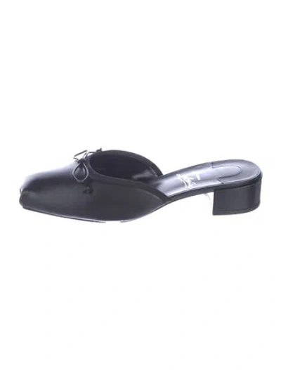 Pre-owned Christian Louboutin Leather Mules In Blue