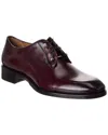 Christian Louboutin Leather Oxford In Burgundy