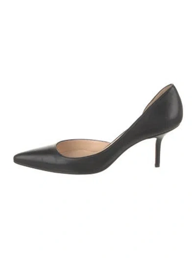 Pre-owned Christian Louboutin Leather Pumps In Black