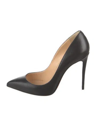 Pre-owned Christian Louboutin Leather Pumps In Black
